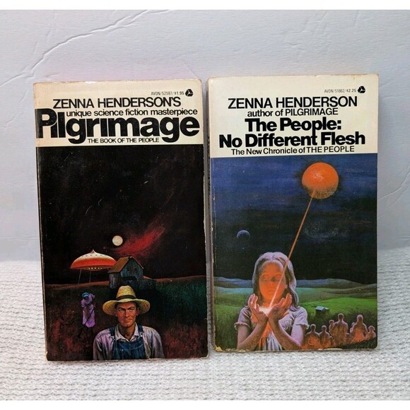 Pilgrimage & The People: No Different Flesh by Zenna Henderson SciFi Paperbacks - Picture 1 of 8